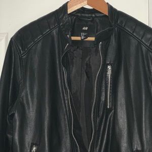 H&M Jackets & Coats - H&M Faux Leather Jacket H&M Jackets & Coats - H&M Faux Leather Jacket